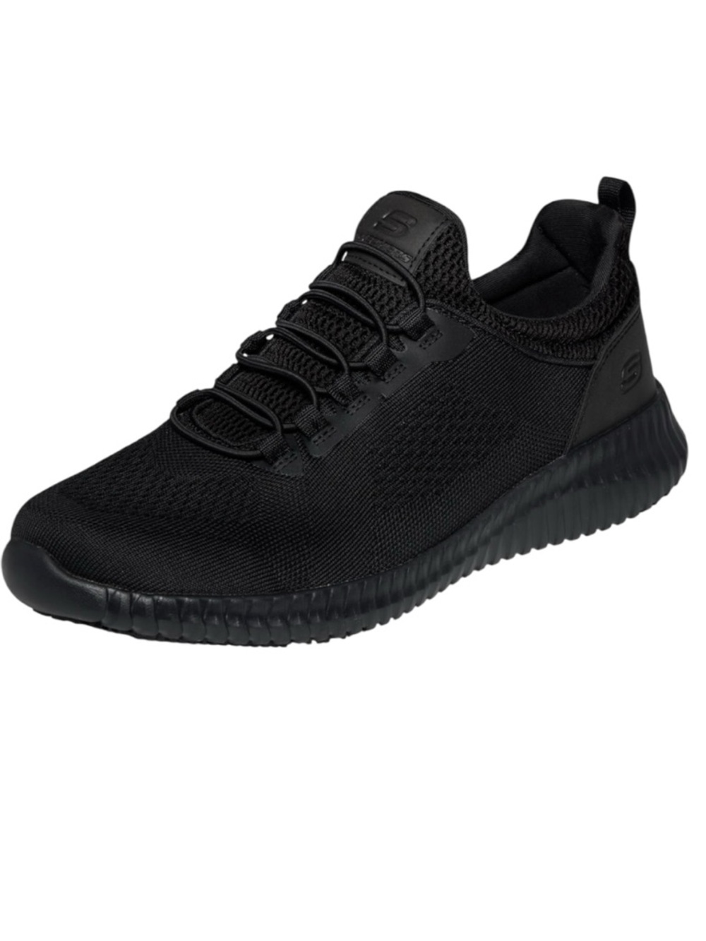 Skechers Mens Slip Resistant Work Shoes Relaxed Fit Cessnock Sneakers Black 14